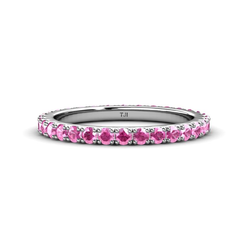 Lara 2.70 mm Pink Sapphire Eternity Band 