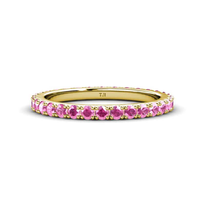 Lara 2.70 mm Pink Sapphire Eternity Band 