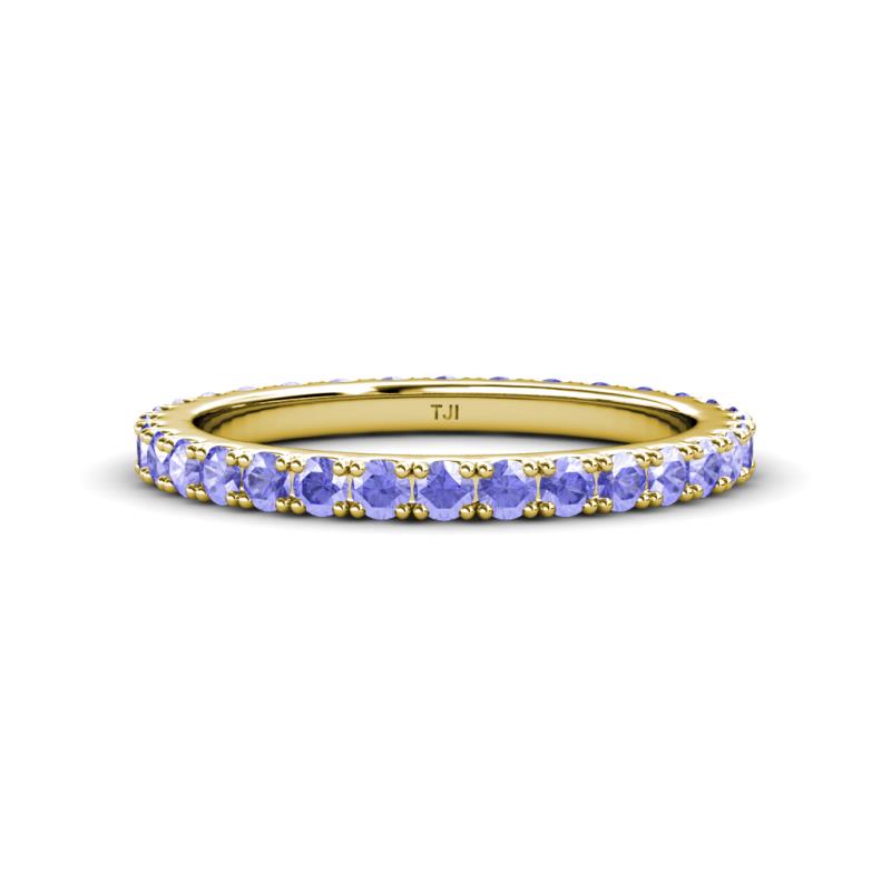 Lara 2.70 mm Tanzanite Eternity Band 