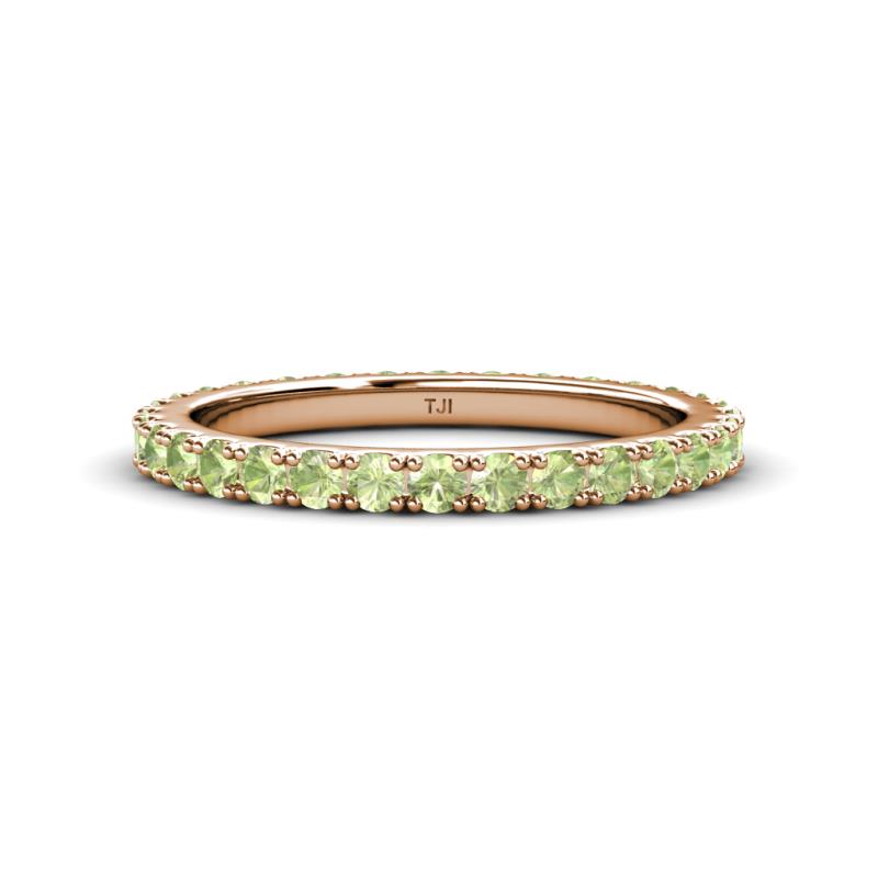 Lara 2.70 mm Peridot Eternity Band 