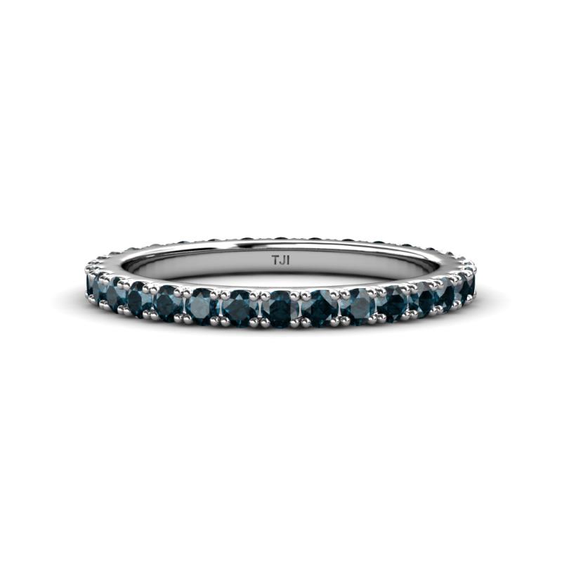 Lara 2.70 mm Blue Diamond Eternity Band 