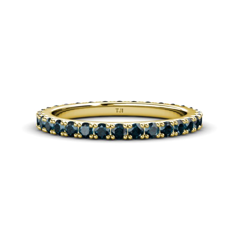 Lara 2.70 mm Blue Diamond Eternity Band 