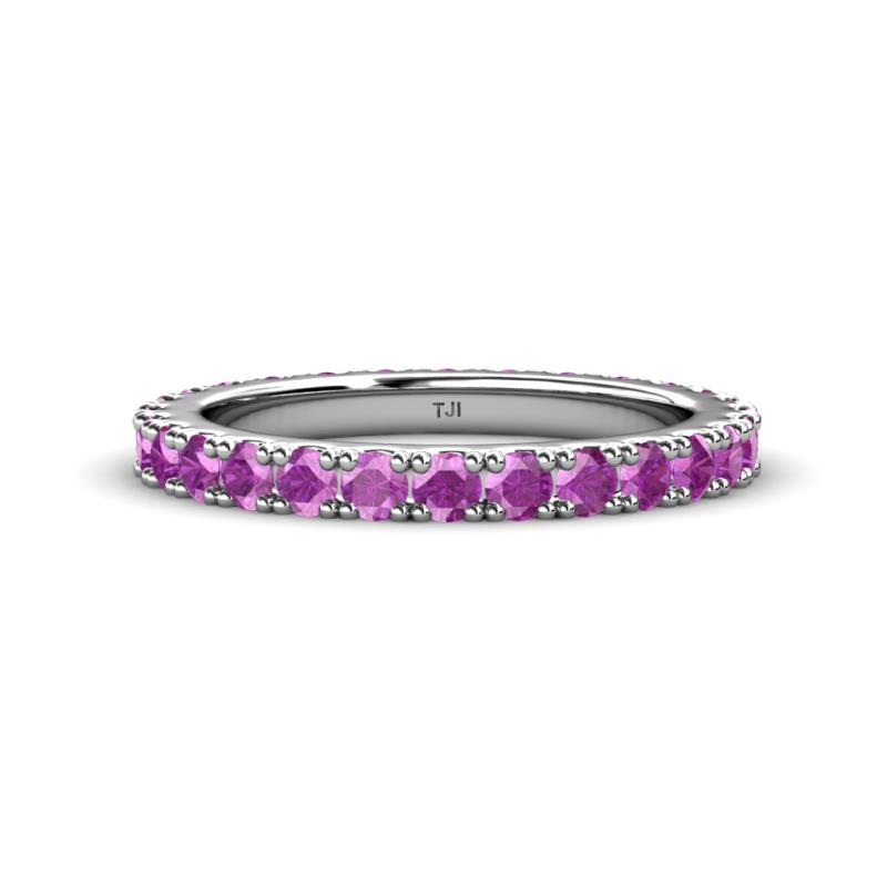 Lara 3.00 mm Amethyst Eternity Band 