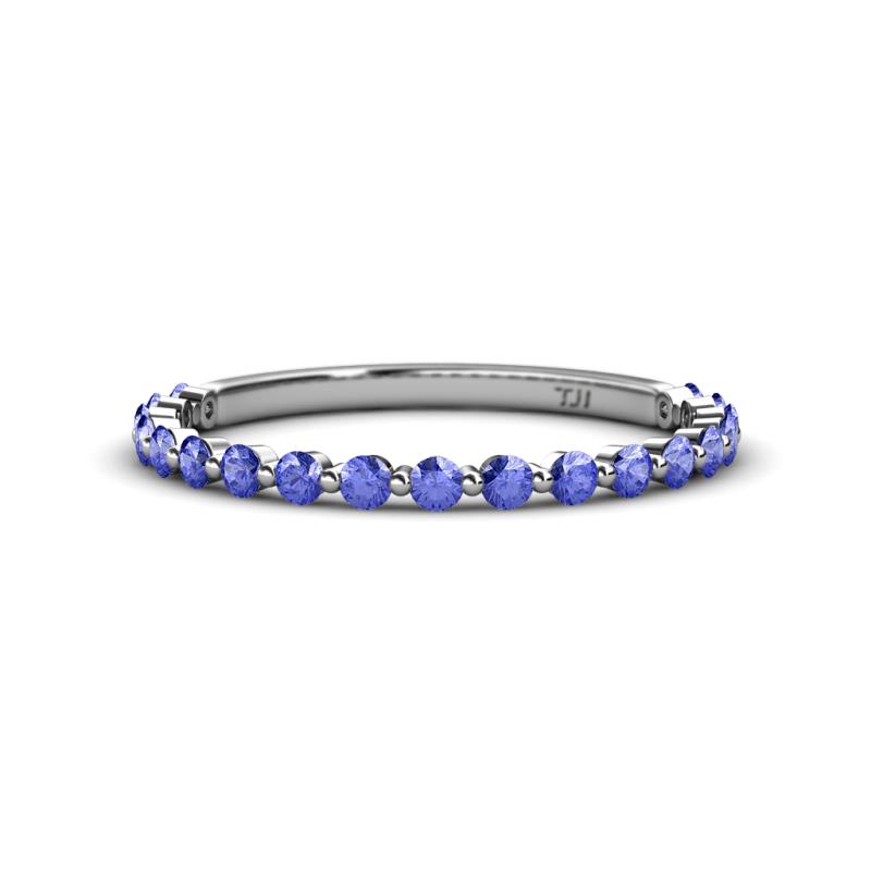 Valerie 2.00 mm Tanzanite 3/4 Eternity Band 
