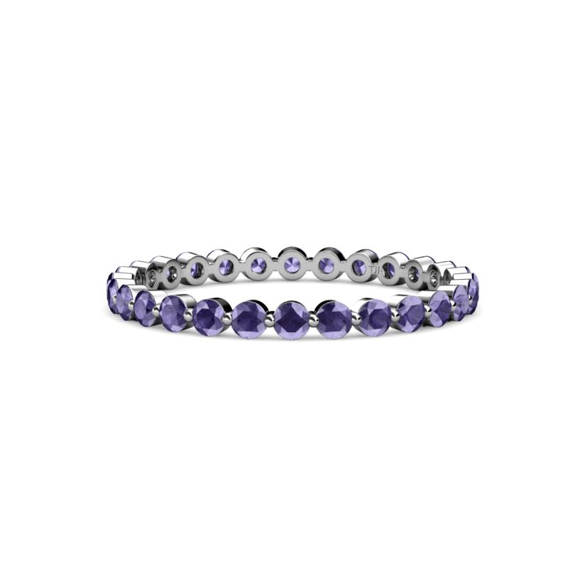 Valerie 2.40 mm Iolite Eternity Band 