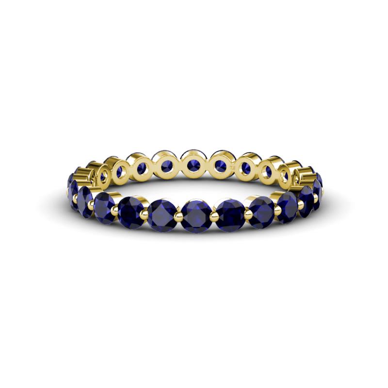 Valerie 3.00 mm Blue Sapphire Eternity Band 