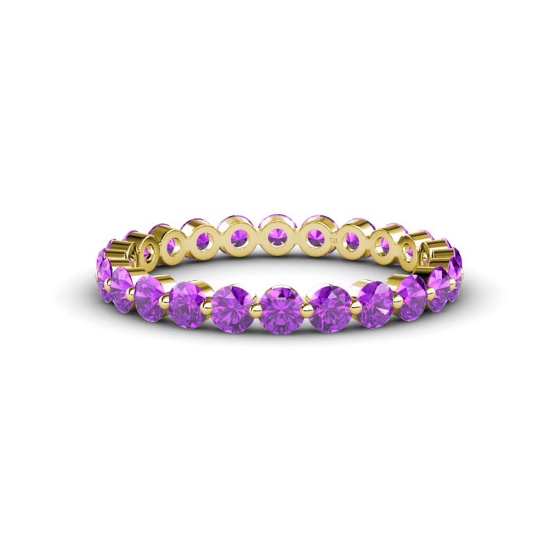 Valerie 3.00 mm Amethyst Eternity Band 