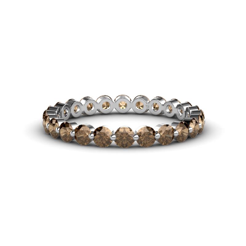 Valerie 3.00 mm Smoky Quartz Eternity Band 