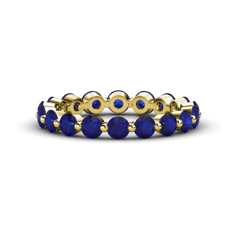 Valerie 3.50 mm Blue Sapphire Eternity Band 