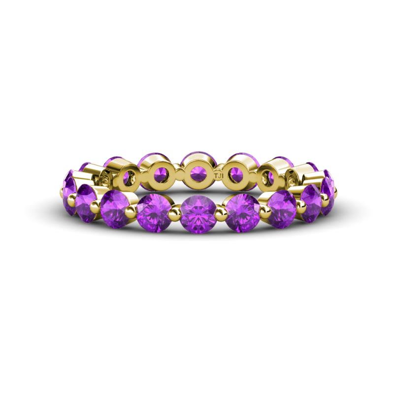 Valerie 3.50 mm Amethyst Eternity Band 