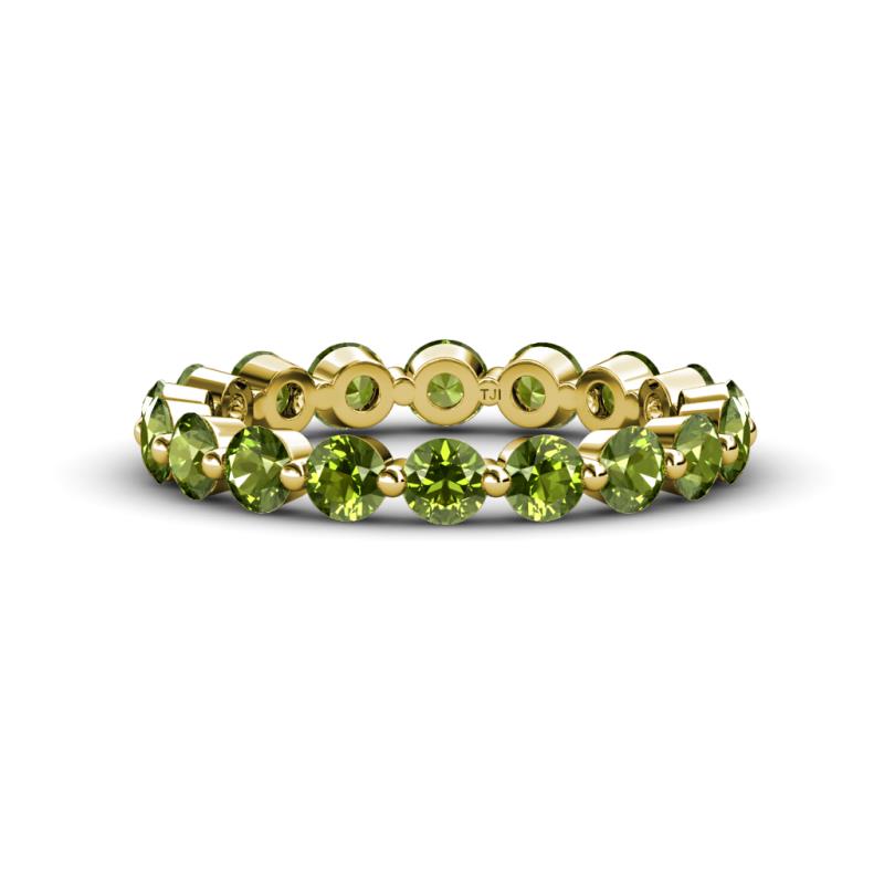 Valerie 3.50 mm Peridot Eternity Band 