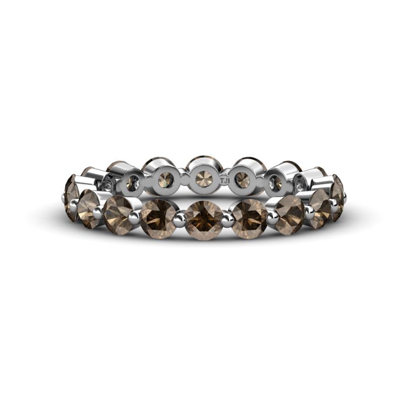 Valerie 3.50 mm Smoky Quartz Eternity Band 