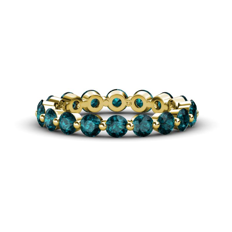 Valerie 3.50 mm London Blue Topaz Eternity Band 