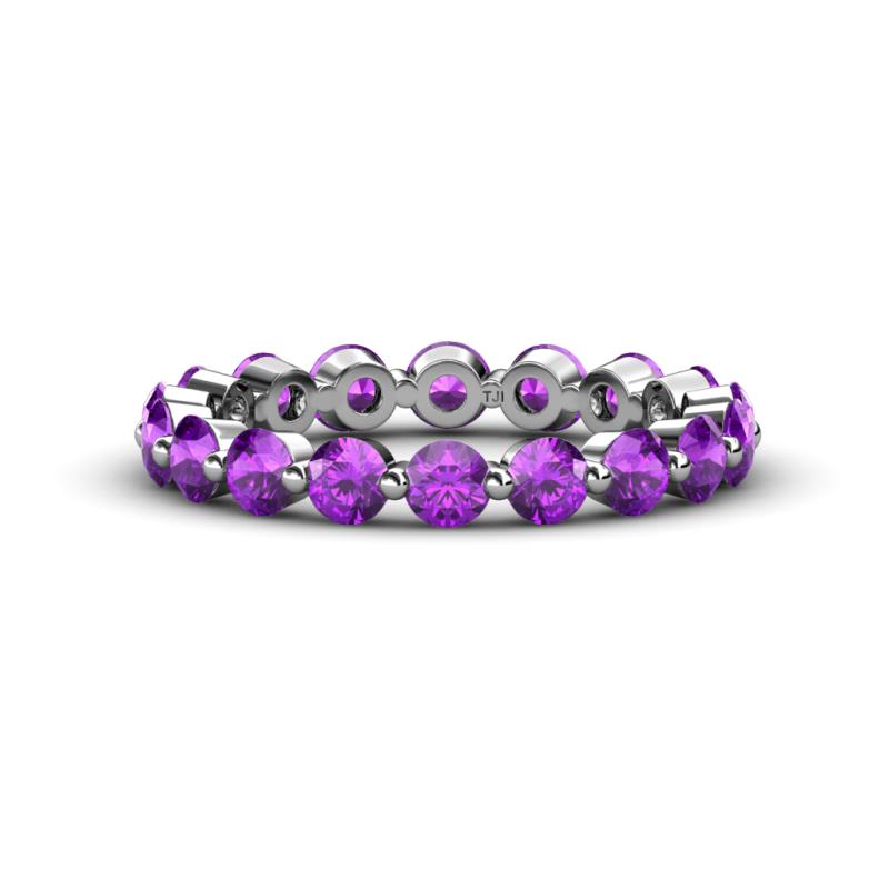 Valerie 3.50 mm Amethyst Eternity Band 