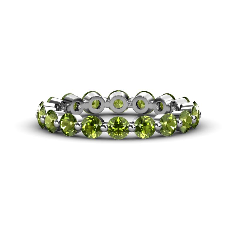 Valerie 3.50 mm Peridot Eternity Band 