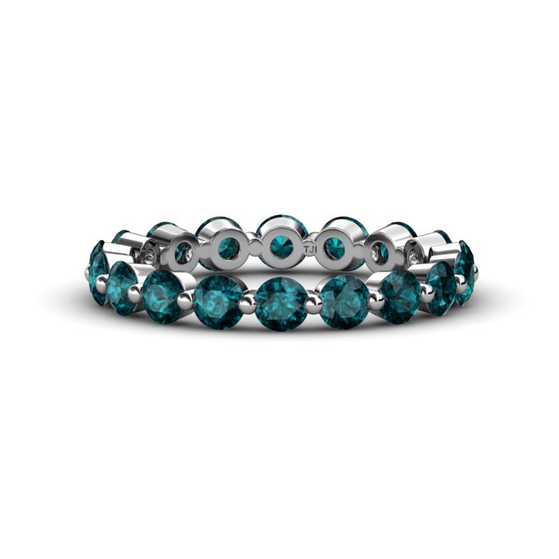 Valerie 3.50 mm London Blue Topaz Eternity Band 