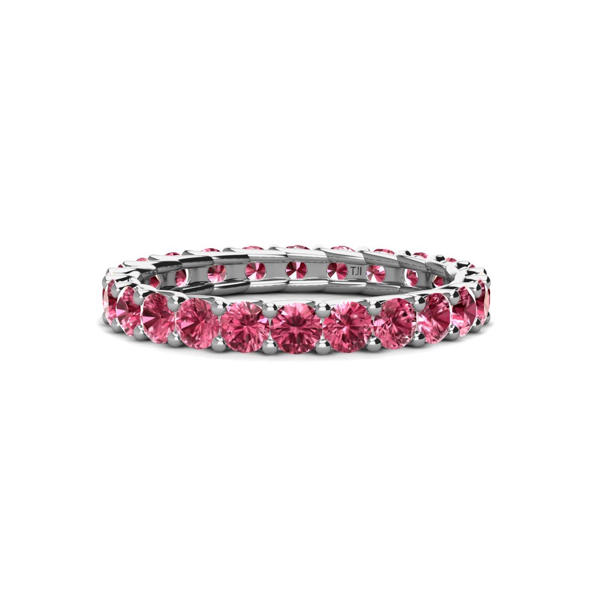 Laida 3.00 mm Pink Tourmaline Eternity Band 