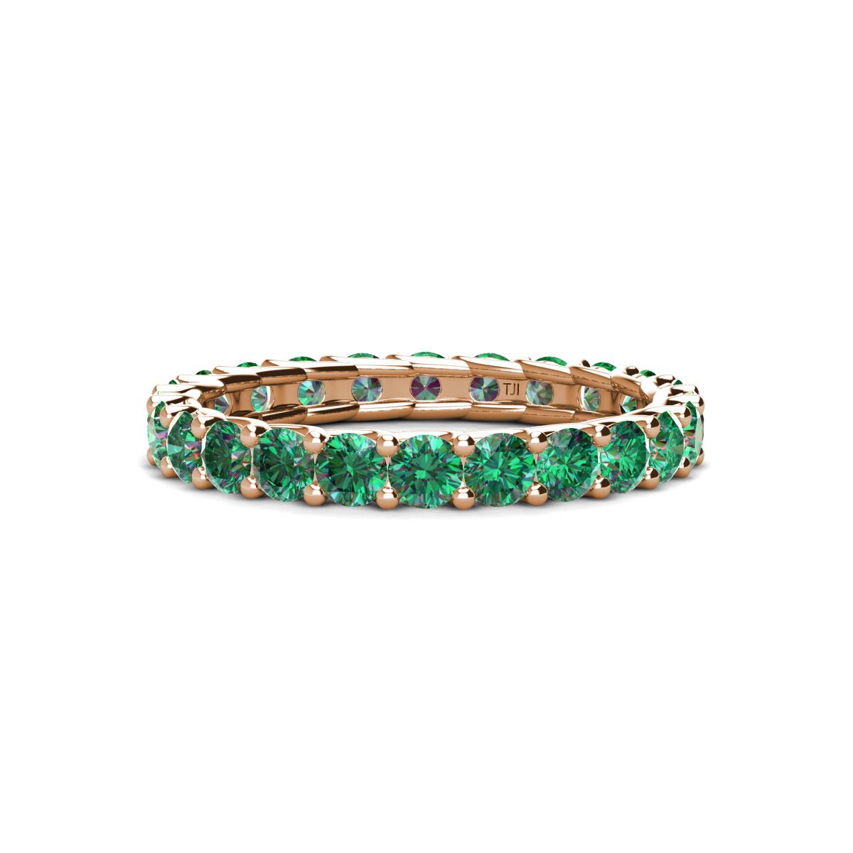 Laida 3.00 mm Lab Created Alexandrite Eternity Band 