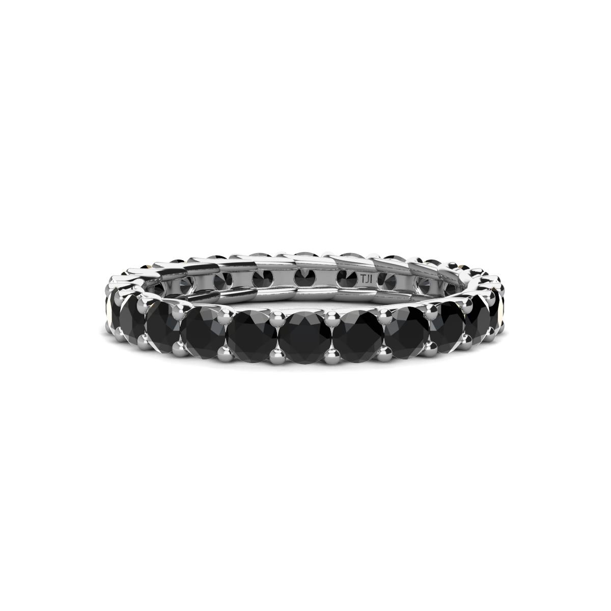 Laida 3.00 mm Black Diamond Eternity Band 