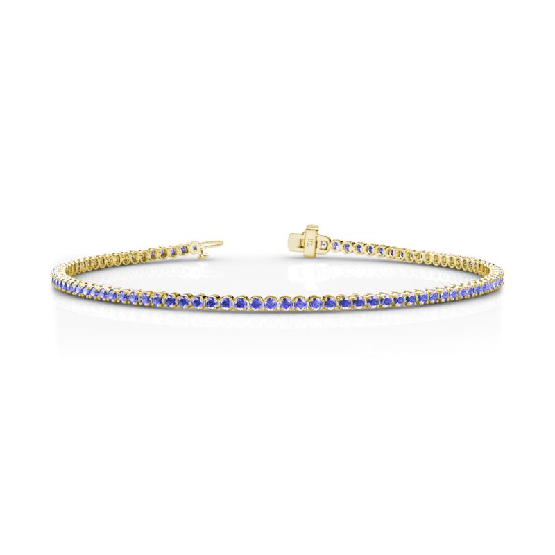 Izarra 2.00 mm Tanzanite Eternity Tennis Bracelet 