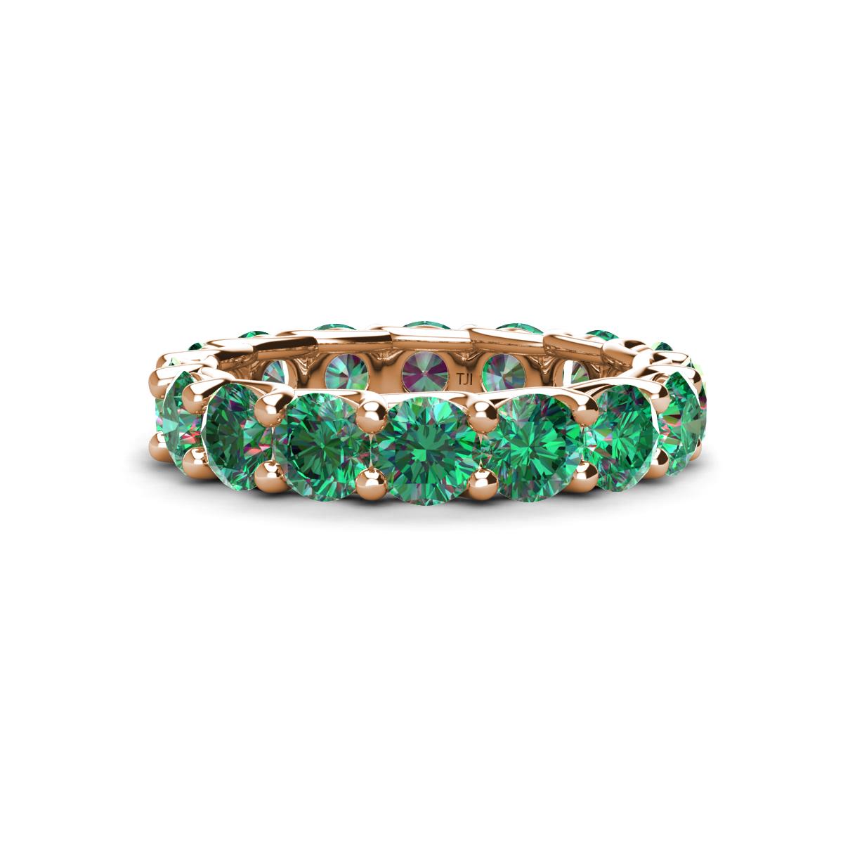 Laida 4.00 mm Lab Created Alexandrite Eternity Band 