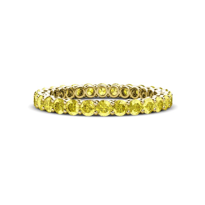 Tiffany 2.40 mm Yellow Sapphire Eternity Band 