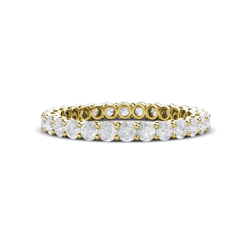 Tiffany 2.40 mm White Sapphire Eternity Band 