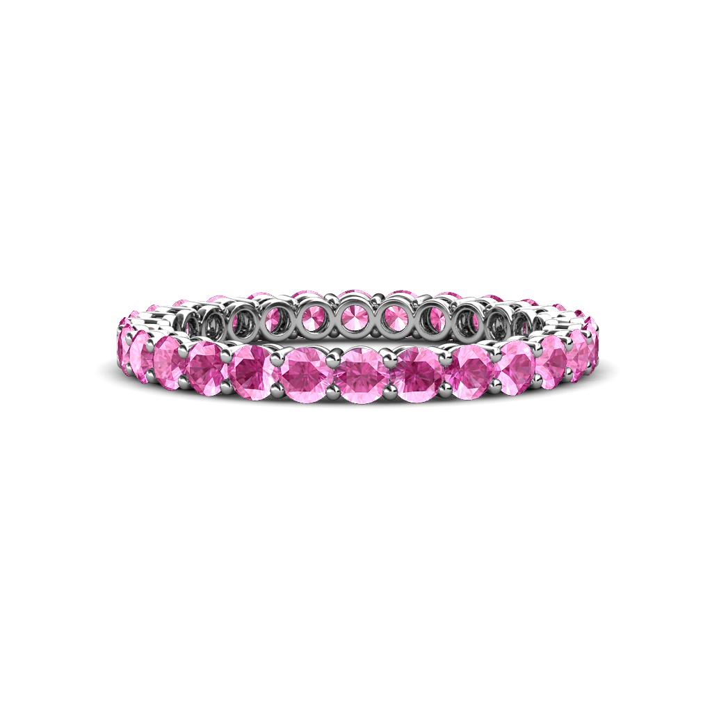 Tiffany 2.40 mm Pink Sapphire Eternity Band 