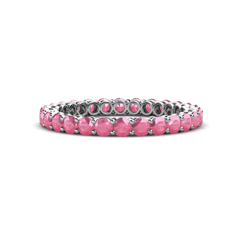 Tiffany 2.40 mm Pink Tourmaline Eternity Band 