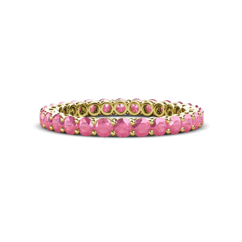 Tiffany 2.40 mm Pink Tourmaline Eternity Band 