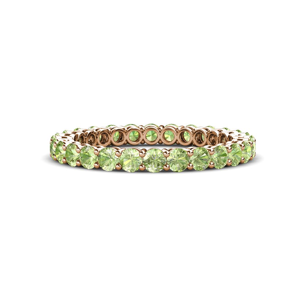 Tiffany 2.40 mm Peridot Eternity Band 