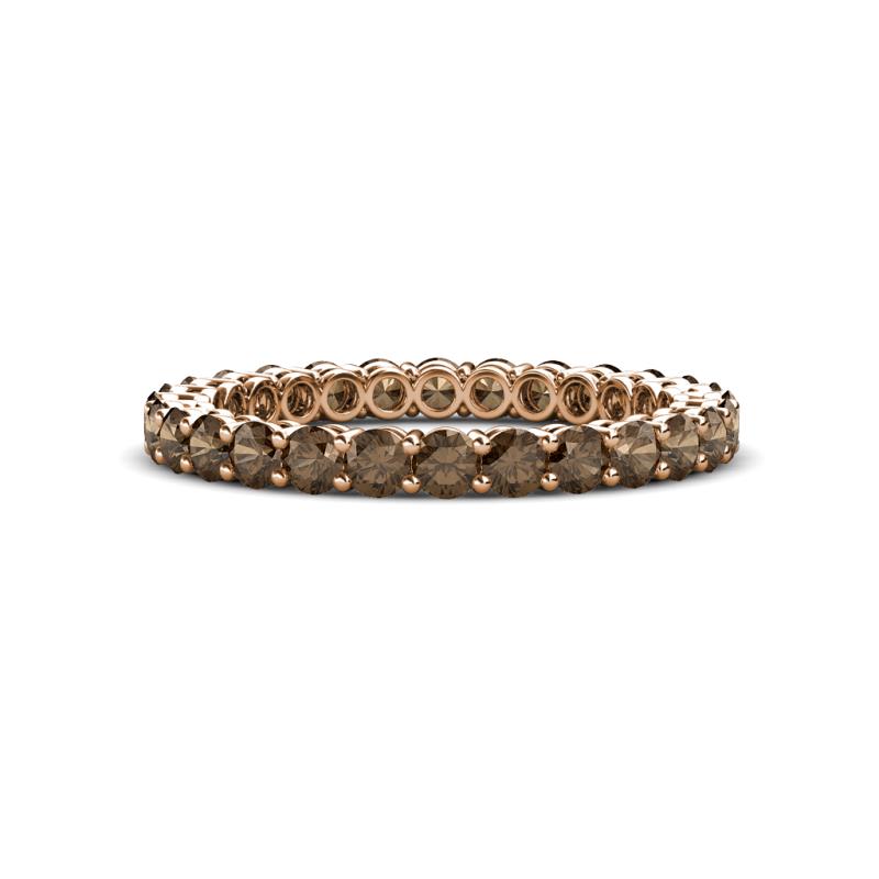 Tiffany 2.40 mm Smoky Quartz Eternity Band 