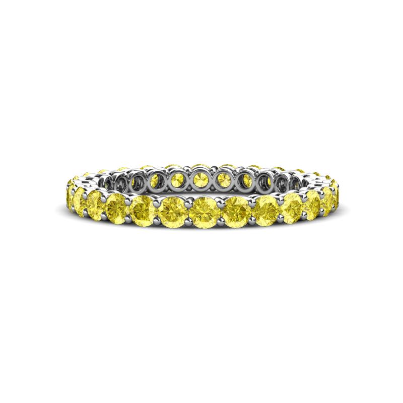 Tiffany 2.40 mm Yellow Sapphire Eternity Band 