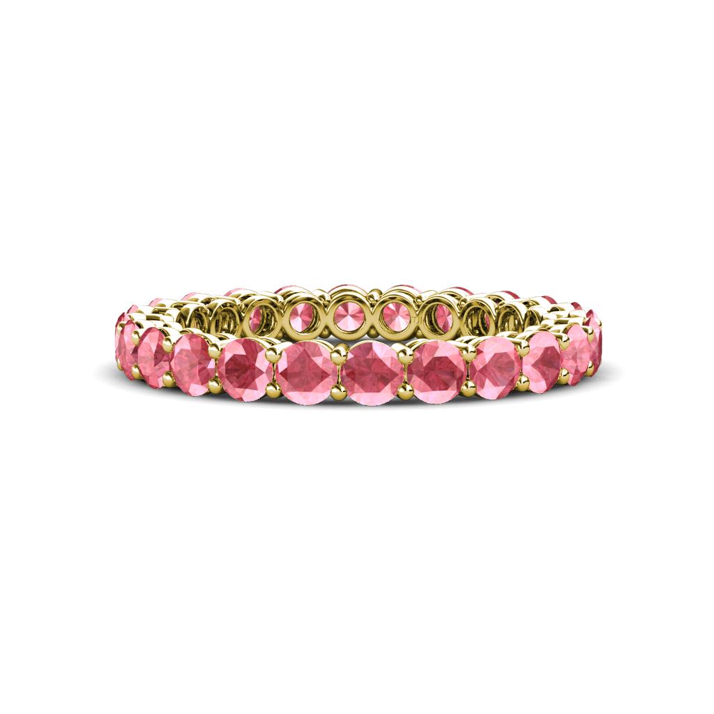 Tiffany 2.80 mm Pink Tourmaline Eternity Band 