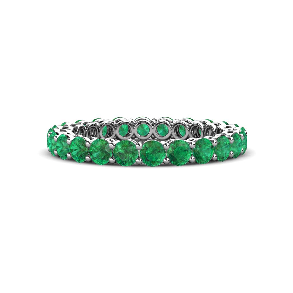 Tiffany 2.80 mm Emerald Eternity Band 