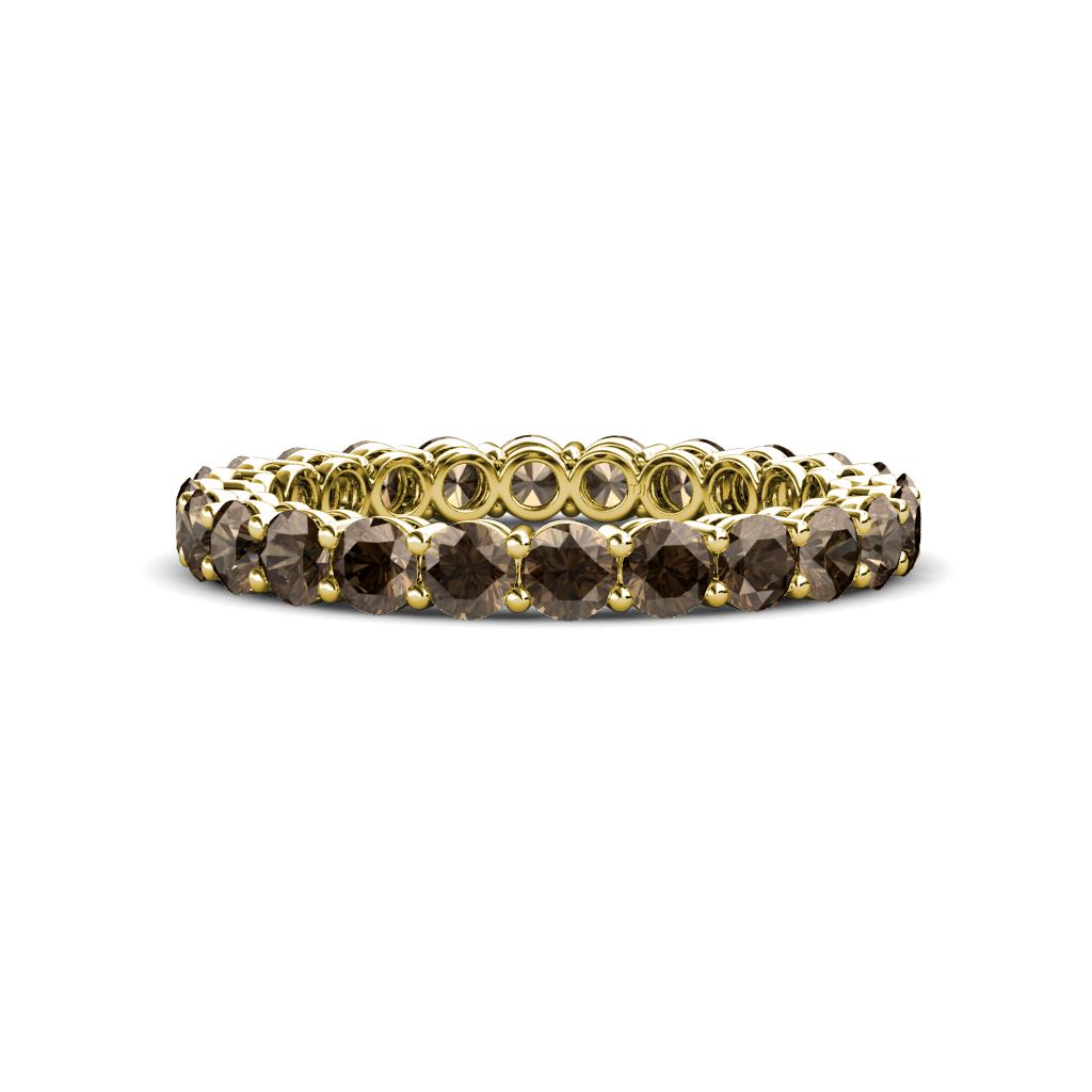 Tiffany 2.80 mm Smoky Quartz Eternity Band 
