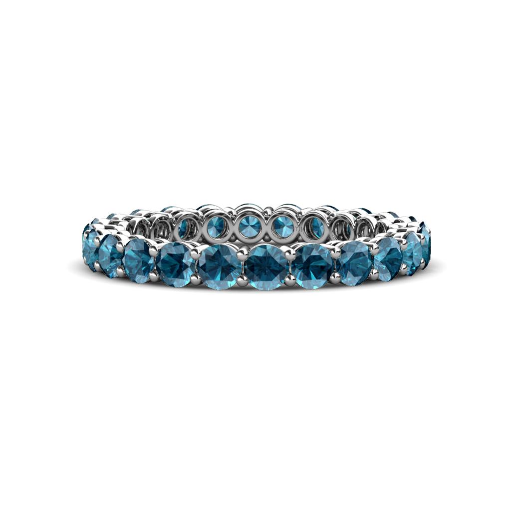 Tiffany 2.80 mm Blue Diamond Eternity Band 