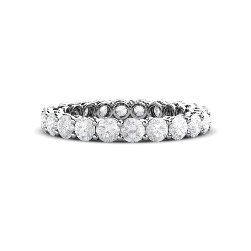Tiffany 3.00 mm White Sapphire Eternity Band 