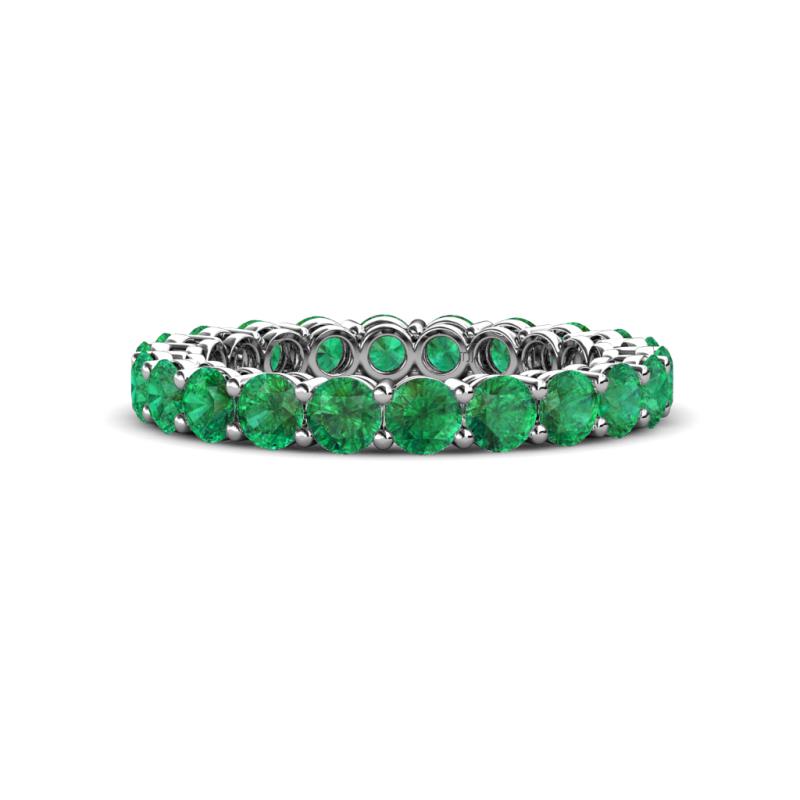 Tiffany 3.00 mm Emerald Eternity Band 
