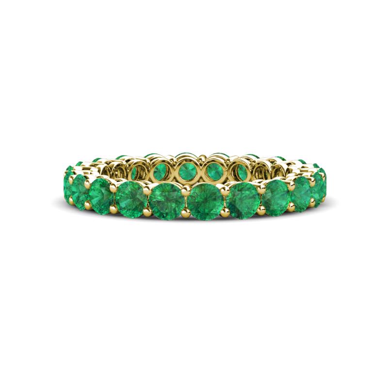 Tiffany 3.00 mm Emerald Eternity Band 