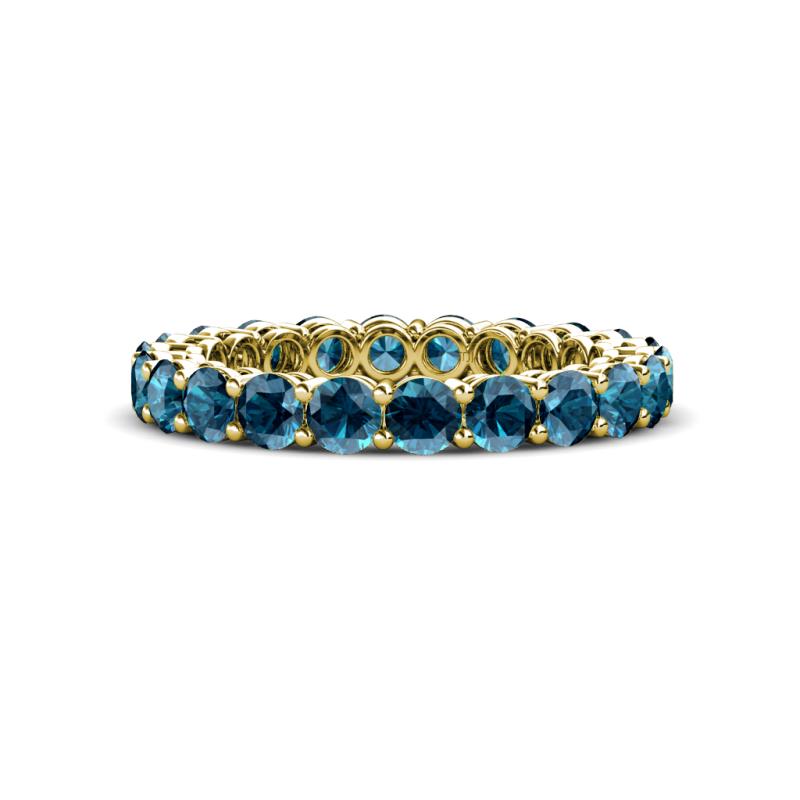 Tiffany 3.00 mm Blue Diamond Eternity Band 