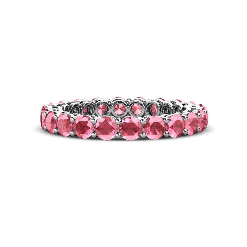 Tiffany 3.00 mm Pink Tourmaline Eternity Band 