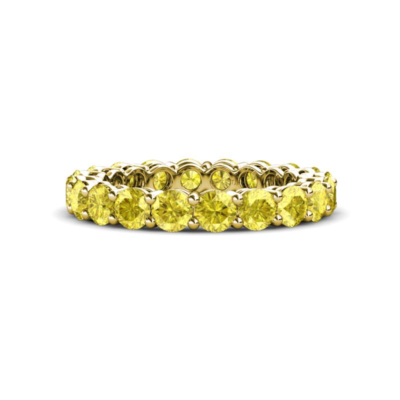 Tiffany 3.40 mm Yellow Sapphire Eternity Band 