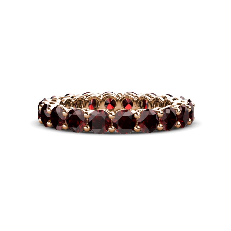 Tiffany 3.40 mm Red Garnet Eternity Band 