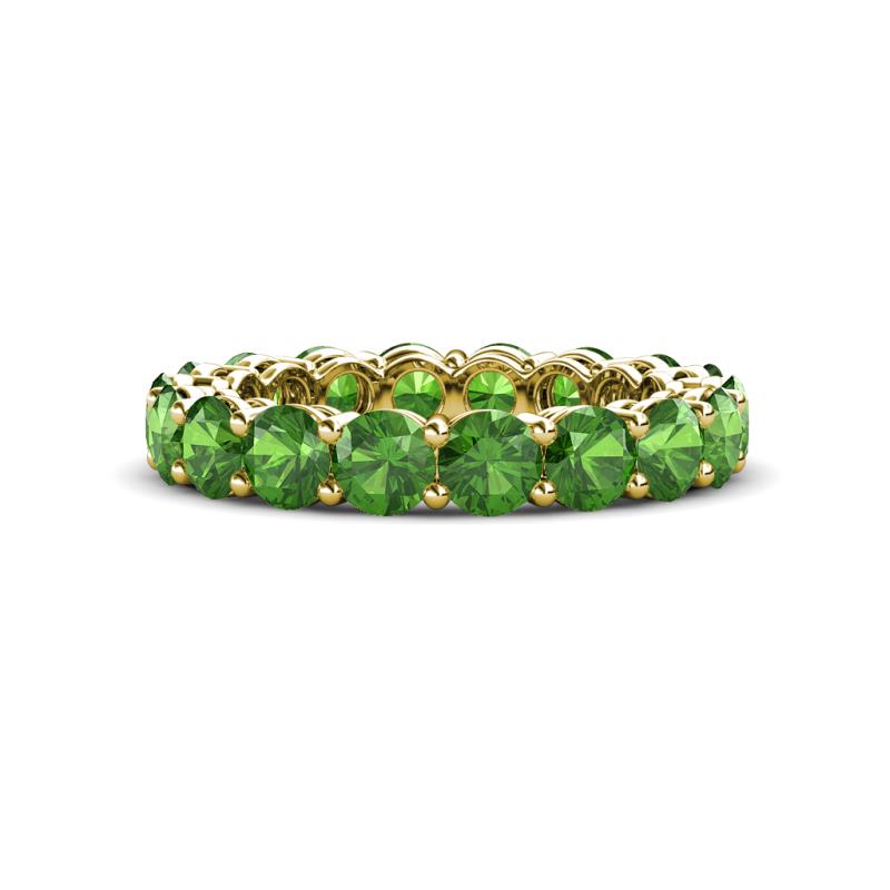 Tiffany 3.80 mm Green Garnet Eternity Band 