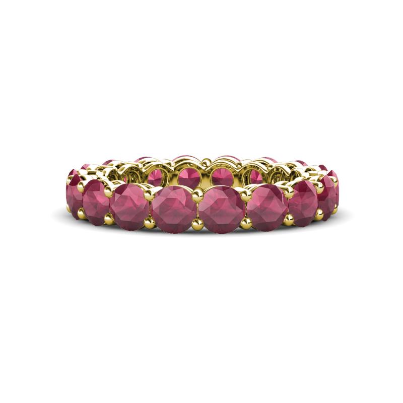 Tiffany 3.80 mm Rhodolite Garnet Eternity Band 