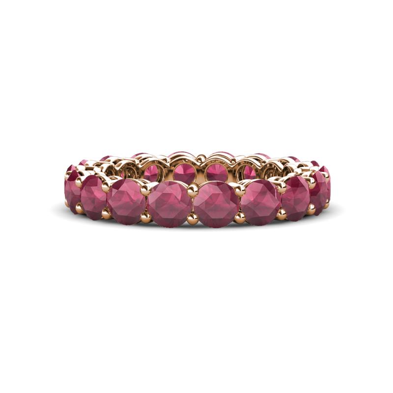 Tiffany 3.80 mm Rhodolite Garnet Eternity Band 