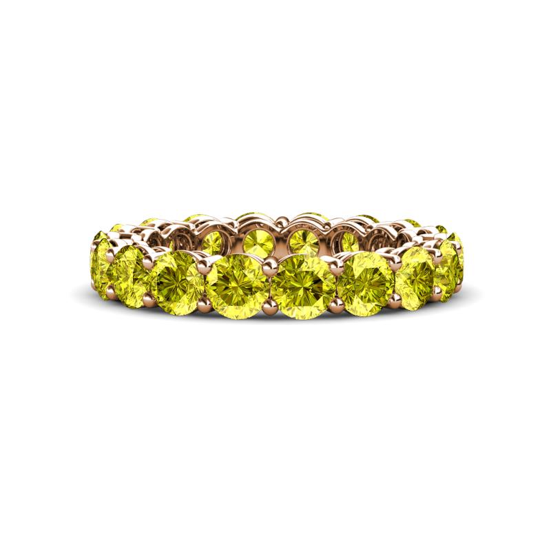 Tiffany 4.00 mm Yellow Diamond Eternity Band 