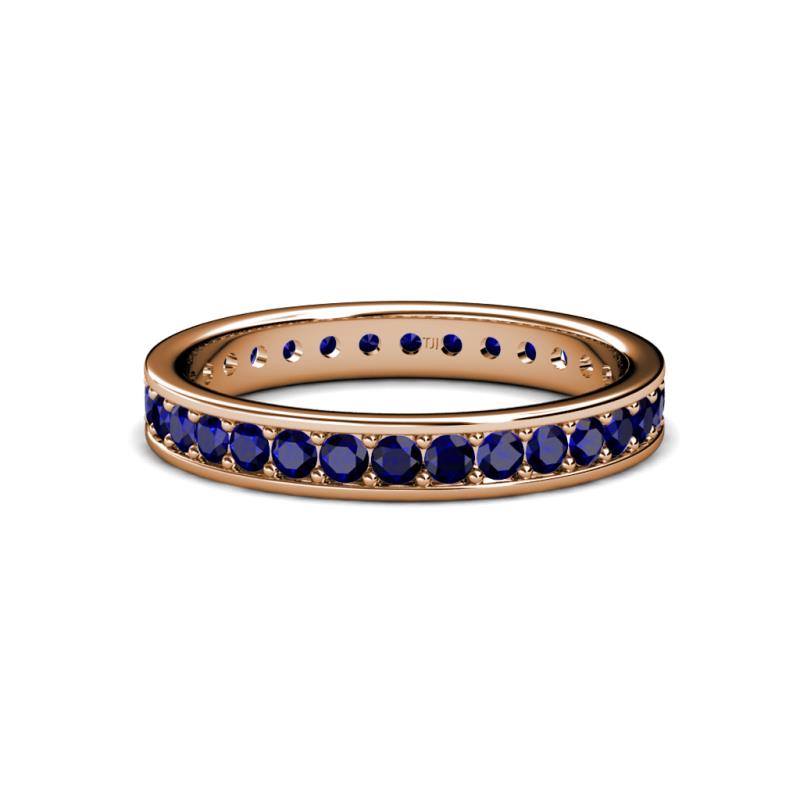 Livia 2.00 mm Blue Sapphire Eternity Band 