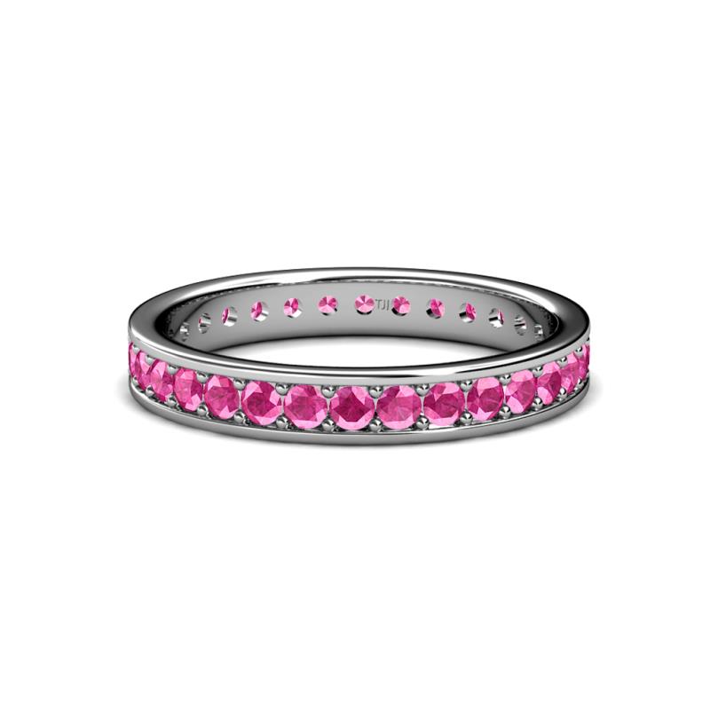 Livia 2.00 mm Pink Sapphire Eternity Band 